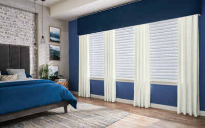 How to Combine Drapery with Shades or Blinds